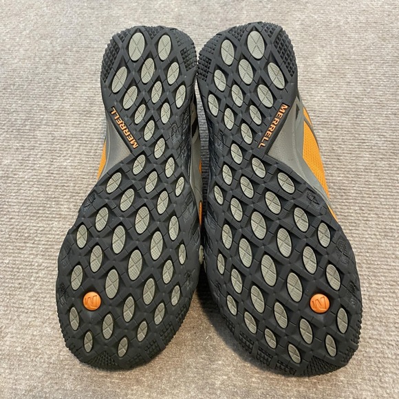 Merrell Shoes Mens Size 9 Orange Mesh Trail Running Low Sneakers J40997 - Picture 5 of 8